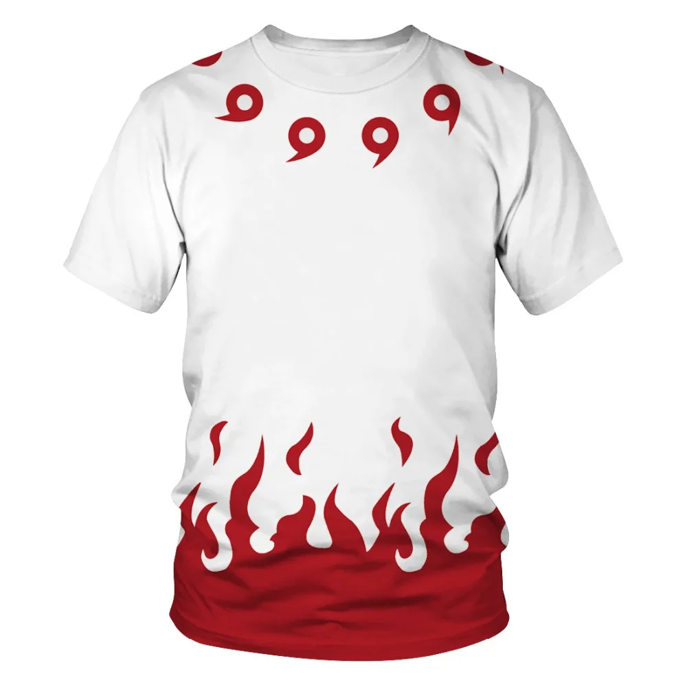 

Anime Naruto Hokage Ninjia Cosplay Costumes T-Shirt Women Men O-Neck Short Sleeve Summer Tops Tee T Shirt