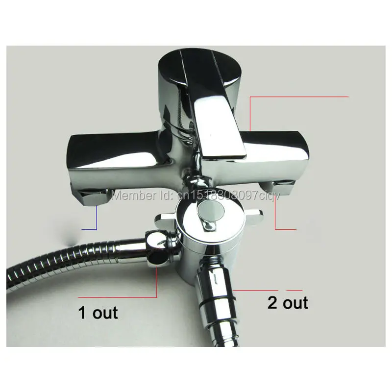 Заправочные клапаны Smesiteli, 3-ходовой переключающий клапан для душа ...