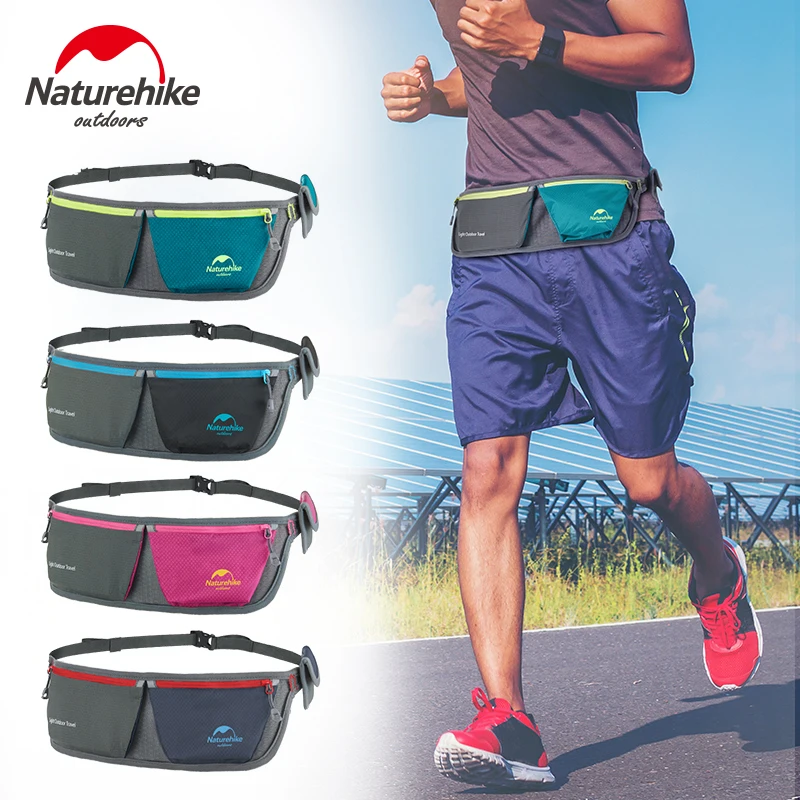 NatureHike Al Aire Libre Bolsa de cintura Bandolera Senderismo Deporte NH17Y060-B