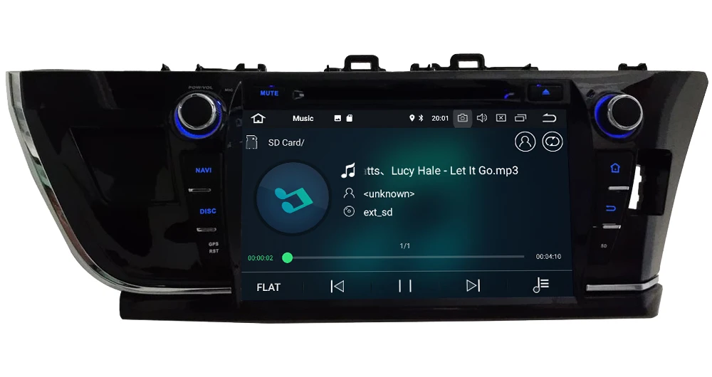 Excellent KLYDE 9" 4G WIFI Android 8.0 Octa Core 4GB RAM 32GB ROM Car DVD Multimedia Player Radio Stereo For Toyota Corolla 2013-2016 RHD 3