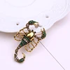 scorpion insect brooch enamel pin metal lapel pin men jewelry gifts brooches for women rhinestone broches ► Photo 2/4