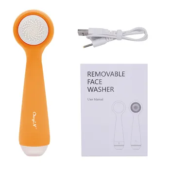 

Silicone Electric Facial Cleanser Pore Cleaner Skin Exfoliator Face Deep Cleansing Blackhead Remover Face Washing Machine