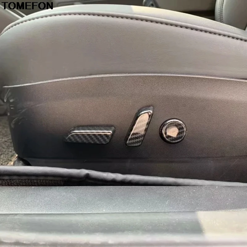 

6 шт., декоративные наклейки из углеродного волокна для Tesla Model 3 2018 2019