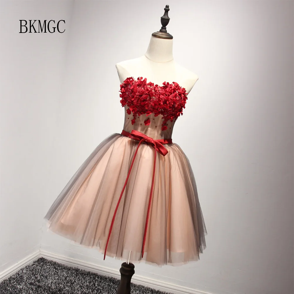 Evening Dresses Sweetheart Sleeveless Beaded Short Formal Party Prom 2017 New Style | Свадьбы и торжества