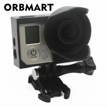 

ORBMART Border Frame Mount Protective Housing With Lens Hood Tripod Cradle Sunshade House for GoPro Hero 4 3+ 3 Camera