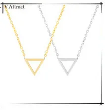 V Attract Wedding Bride Jewelry CZ Zirconite Geometric Pendant Necklace Vintage Simple LOVE Long Bar Choker Necklace