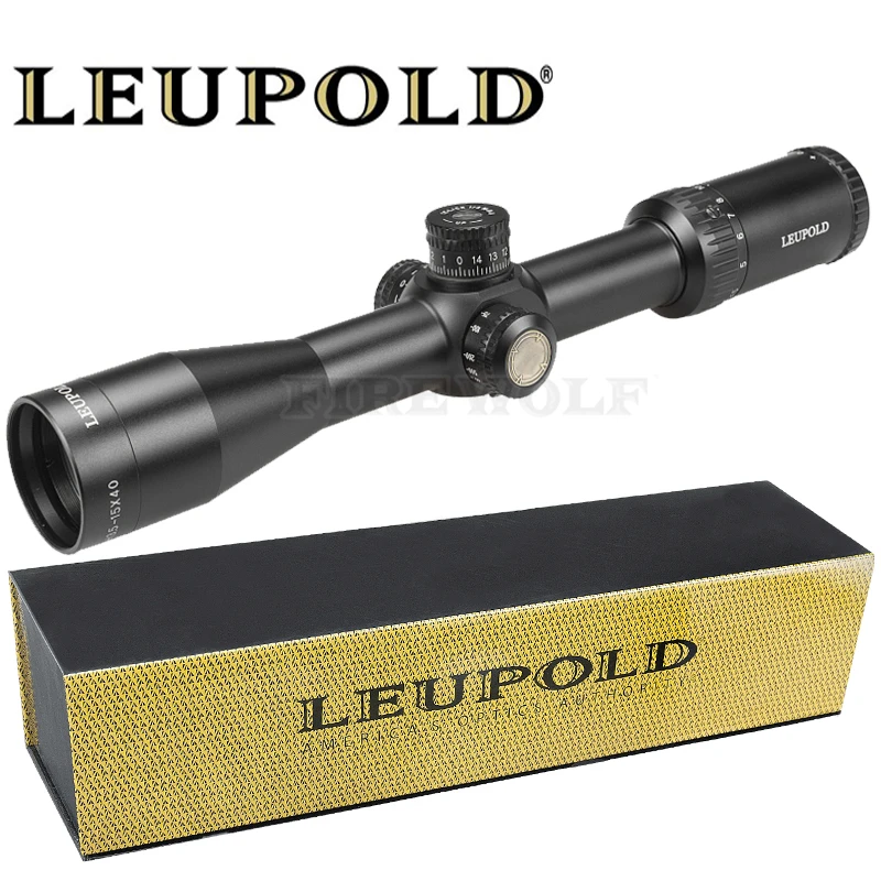 

LEUPOLD 3.5-15X40 SFY Brand Hunting Rifle Sight Mirror Point Lighting Side Wheel Monocular Collimator