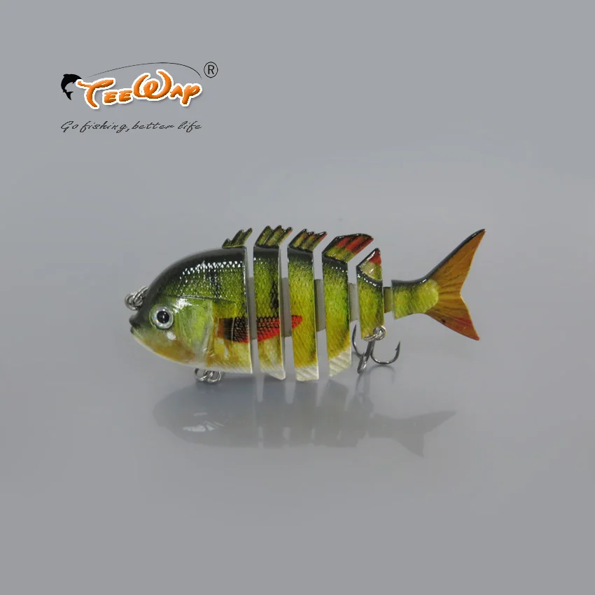 Fishing Wobbler Fishing Lure 6 Segment Swimbait Crankbait Hard Bait