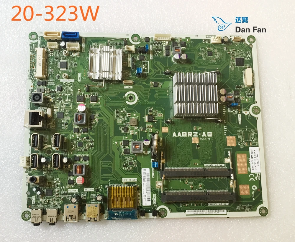 top motherboard for pc 720657-001 For HP Paviion 20 20-b323w AIO Motherboard 721381-501 ABBRZ-AB Mainboard 100%tested fully work mother board of computer