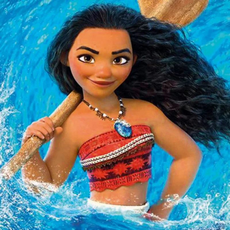 

5D DIY Diamond Painting Cross Stitch Diamond Embroidery Arts And Crafts kids Gift Cartoon Moana picture Wall Sticker