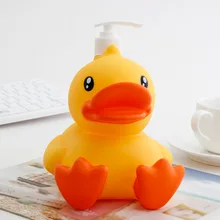 Модная мультяшная гигантская резиновая Ванна для душа в виде утки hello kitty, пластиковая бутылка для мытья рук, портативные дозаторы для мыла