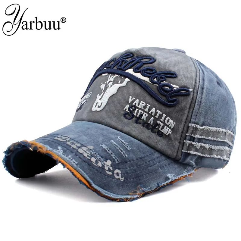 

Бейсболка YARBUU, мужская, хлопковая, винтажная, с надписью