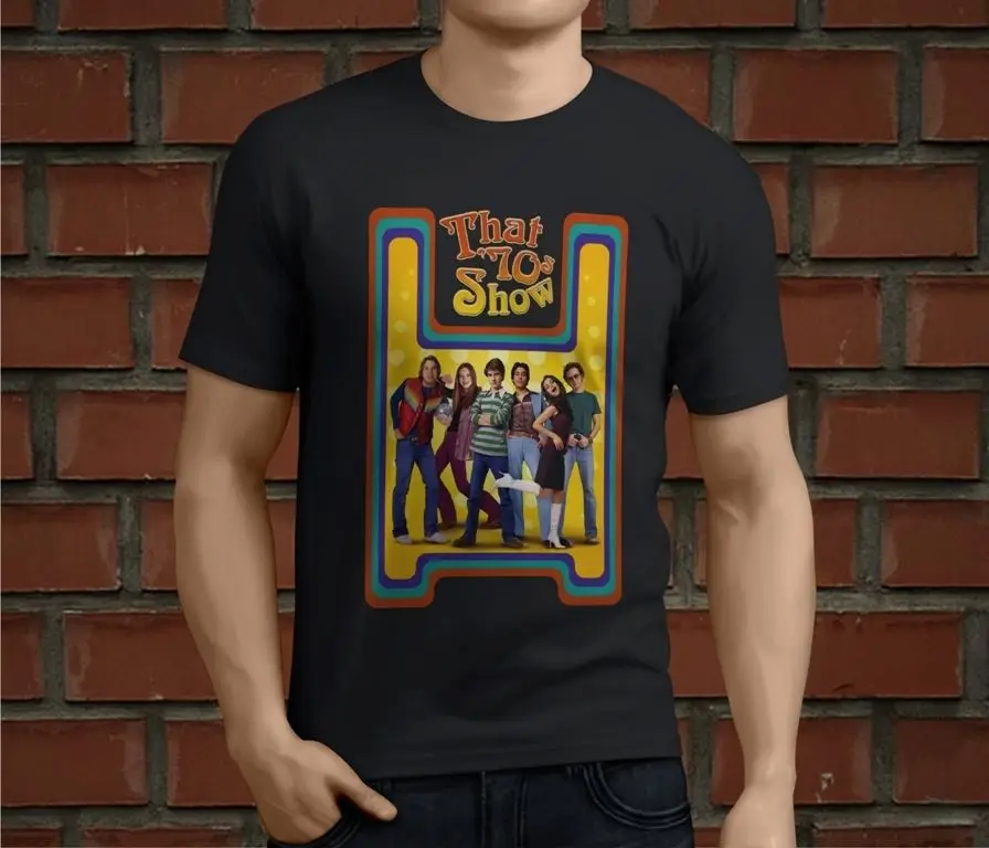 

Hot That 70S Show Classic Show Men'S Black T Shirt Size S 3Xl