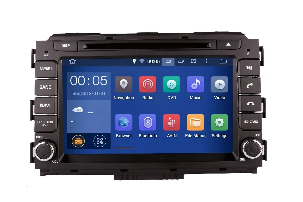 Discount 2019 8 inch 4G LTE Android 8.1 IPS quad core car multimedia DVD player Radio GPS For KIA Carnival Sedona 2014 -15 -2019 camera 1