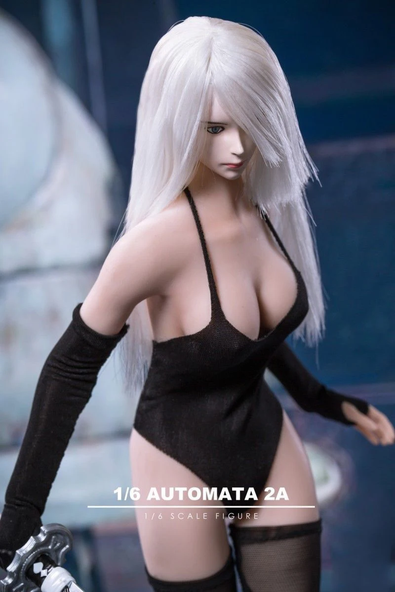 1/6 Масштаб Сексуальная Одежда Набор Nier Automata 2B голова и оружие Модель подходит S10D аксессуары для тела