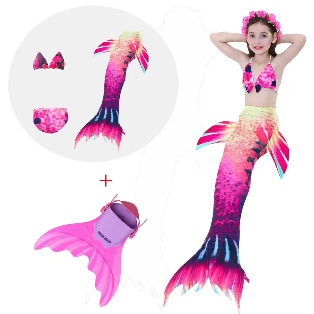 3-12-Years-Kids-Mermaid-Tail-Swimsuit-Costume-Girls-Mermaid-Tail-For-Swimming-Princess-Cosplay-Bikini(15)