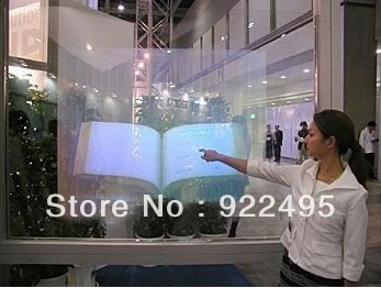 4" Интерактивная Двусторонняя фольга пленка через прозрачное стекло touch, максимальная толщина стекла может достигать 20 мм