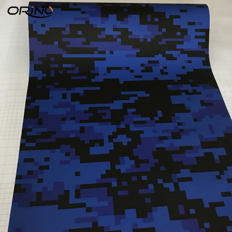 Blue Digtial Vinyl Film Sticker-2