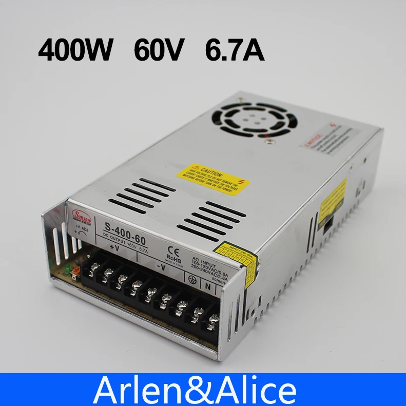 Aliexpress.com : Buy 400W 60V 6.7A Single Output Switching