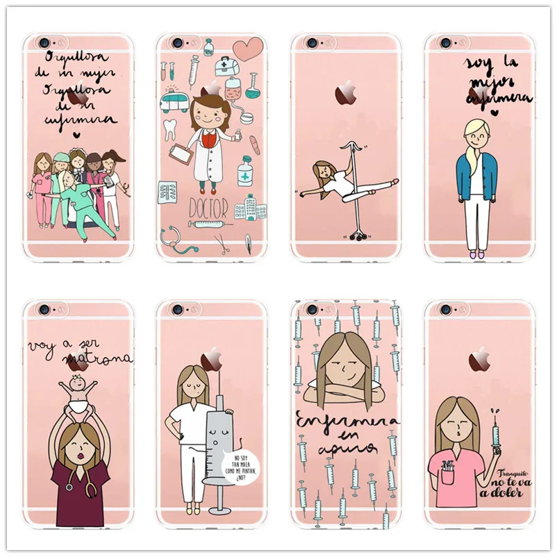 Fashion Spanyol Lucu Kartun Obat Perawat Dokter Gigi Untuk Iphone Plus Xs Xr Max Lembut Silicone Tpu Clear Cover Di Telepon Pouch Dari Fashion Spanyol Lucu Kartun Obat Perawat Dokter Gigi Untuk Iphone Plus Xs Xr Max Lembut Silicone Tpu Clear Cover Di Telepon Pouch Dari