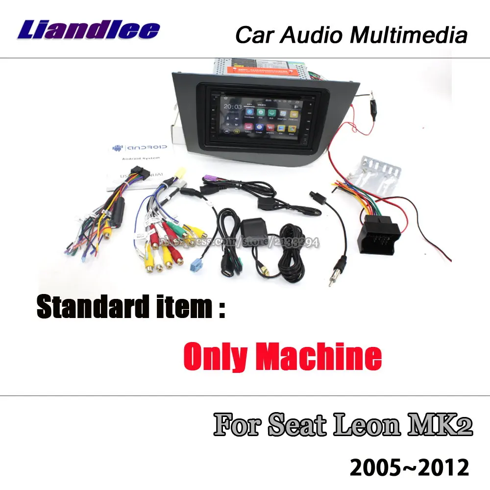 Perfect Liandlee Android 7.1 UP For Seat Leon MK2 2005~2012 Stereo BT Video Wifi DVD Player Carplay Map GPS Navi Navigation Multimedia 3