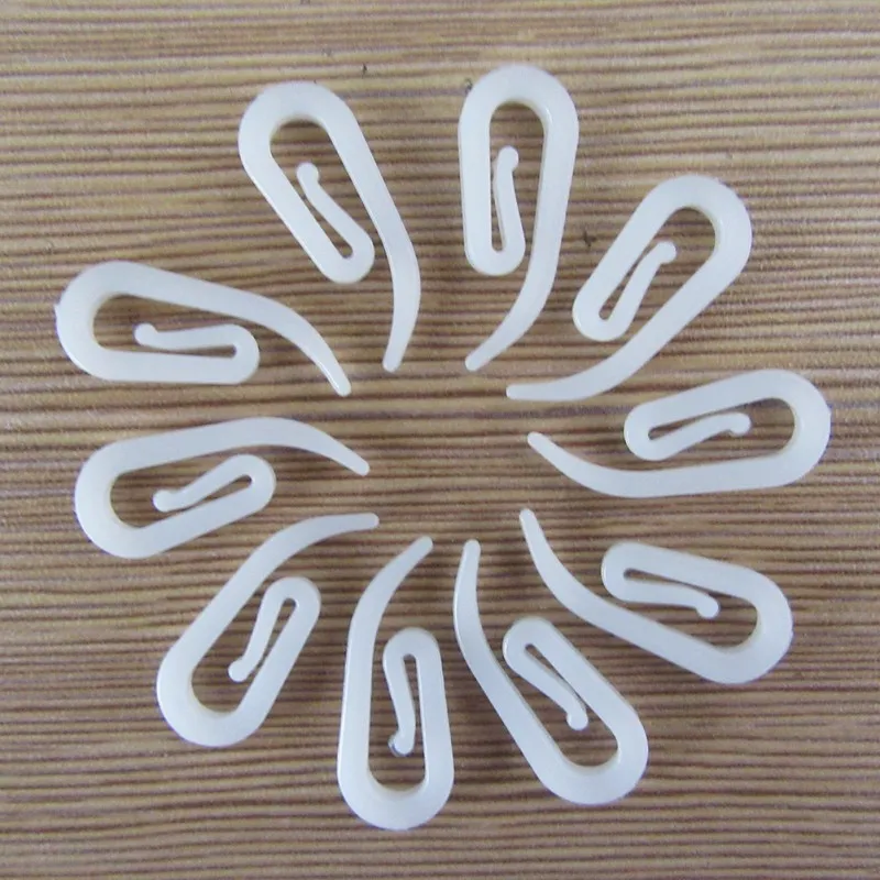 

100pcs/ bag 6 Fonts Decorative Modern Minimalist Practical Curtain Geometry Pattern Hook Home Curtain Accessories