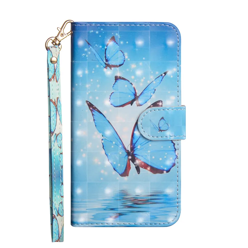 3D Painted PU Leather Wallet Case For LG Q6 Q7 Q8 Q Stylo 4 X Power 2 X Power 3 G7 V40 ThinQ Flip Book Stent Shell Phone Cases - Цвет: 8