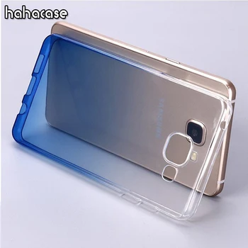 

100pcs Glitter Gradient Colorful Case For Samsung A9 Star A6 A8 Plus A3 A5 A7 J3 J4 J5 J6 J7 J8 2016 2017 2018 Thin TPU Cover