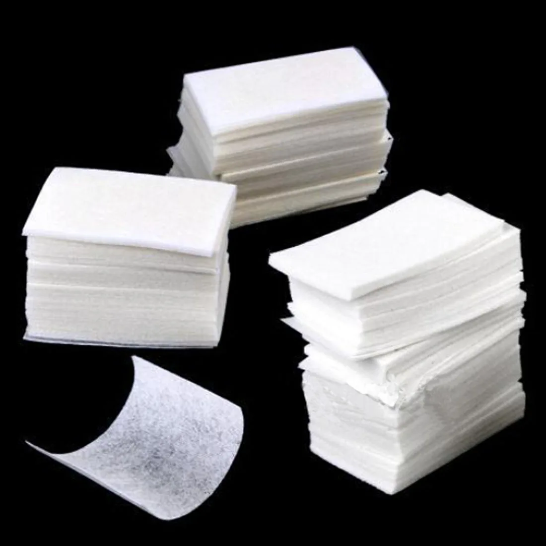 

2018 New Women Nail Art Remover Manicure Polish Gel Wipes Cotton Lint Cotton Pads Papers 400pcs/set