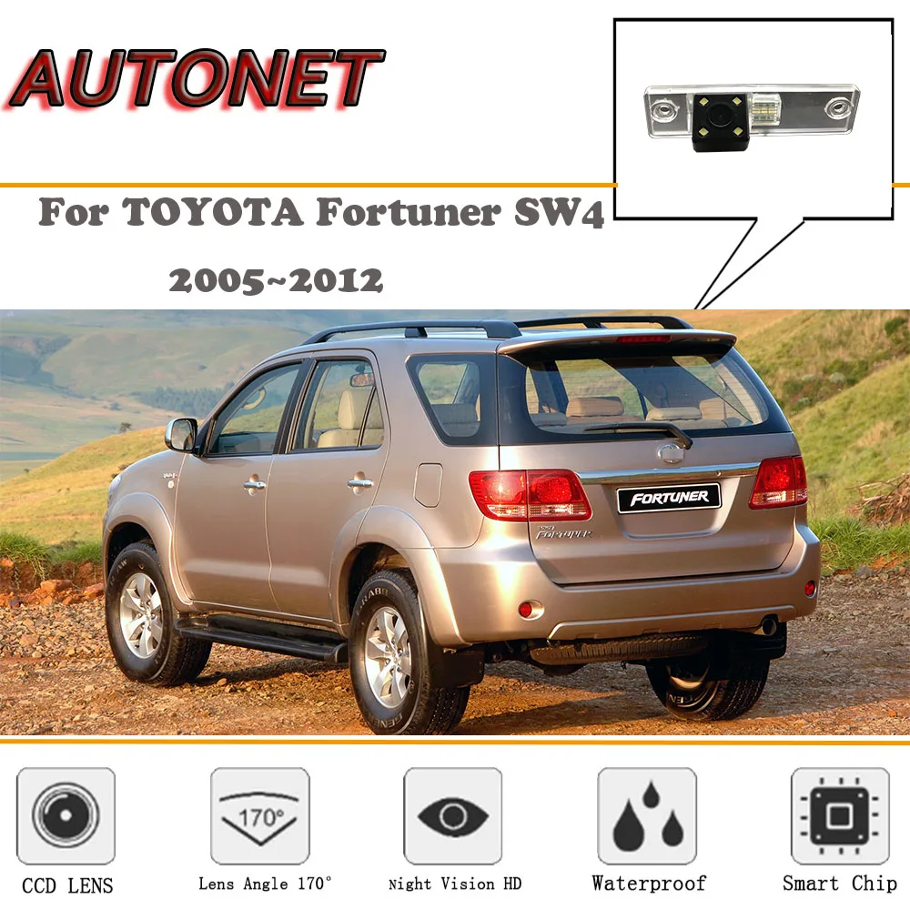 AUTONET камера заднего вида для TOYOTA Fortuner SW4 для тюнера 4/CCD/ночного видения/камера заднего вида/камера резервного копирования/камера номерного знака