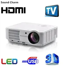 Sound Charm Full HD LED TV Android Projector HDMI 3D Home Theater Projector