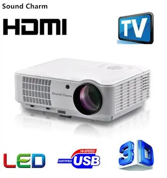 

Sound Charm Full HD LED TV Android Projector HDMI 3D Home Theater Projector