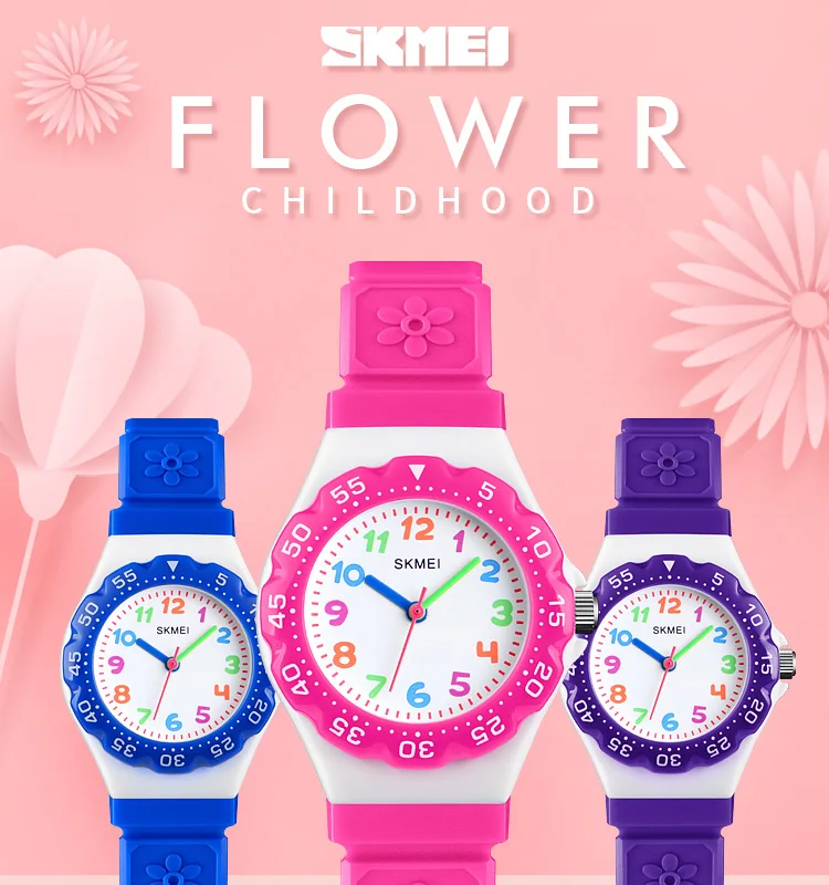 SKMEI 1483 модные детские часы уличное платье спортивные наручные часы для мальчиков/девочек водонепроницаемый полиуретановый браслет кварцевые детские часы reloj