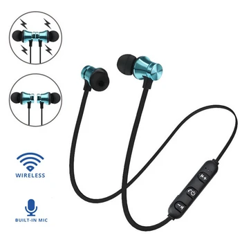 

BT 4.1 Metal Bluetooth Earbuds Wireless earphones Sport Bluetooth Earphones with Mic In-Ear for iPhone Xiaomi Phone