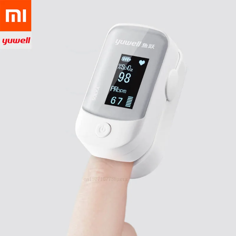 

Original Xiaomi Yuwell YX305 Digital Fingertip Pulse Oximeter OLED Screen Care for Health High-speed Sensor Auto Power Off