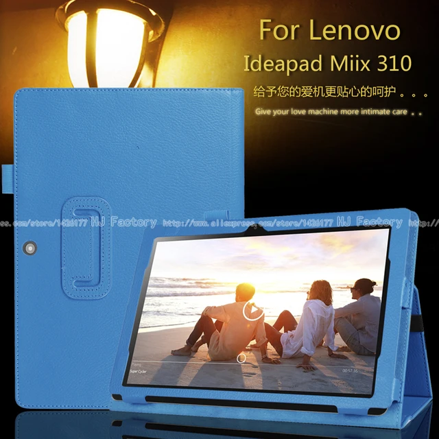 Cheap Ultra Thin Slim Stand Litchi Grain PU Leather Skin Case With Keyboard Station Cover For Lenovo Ideapad Miix 310 10.1" Tablet PC