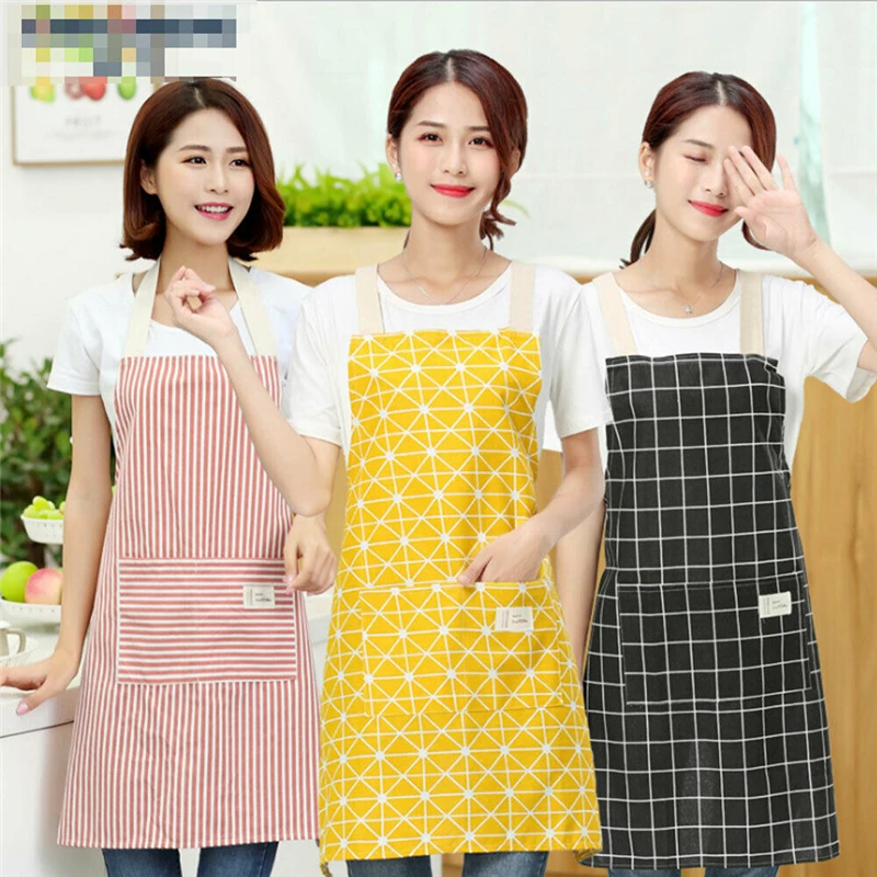 

Sleeveless Simple Adjustable Plain Apron with Front Pocket Butcher Chefs Simple Sleeveless Apron