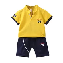 Baby Boy clothes Set Letter Short Sleeve + Shorts Set Boy clothing 2pcs Kids Children Toddler Boys Summer Clothes 2019 Summer Baby Boy clothes Set Letter Short Sleeve + Shorts Set Boy clothing 2pcs Kids Children Toddler Boys Summer Clothes 2019 Summer