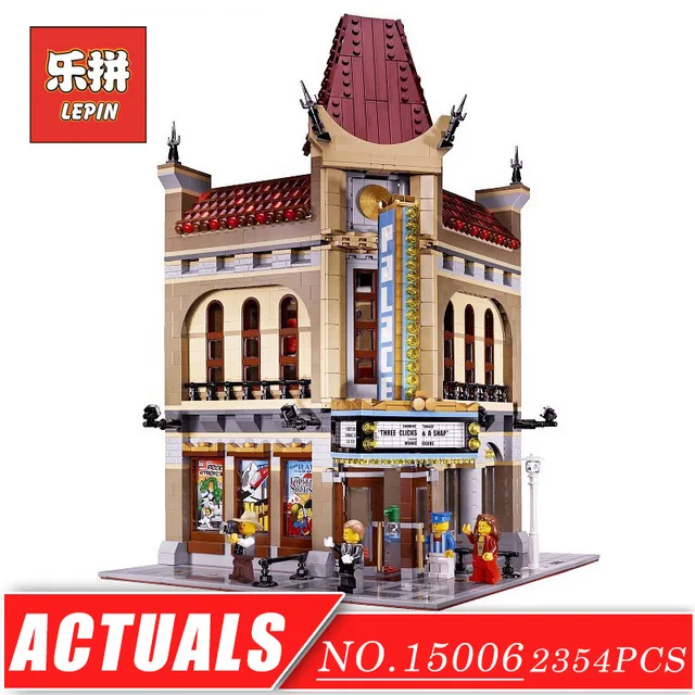 

DHL in stock Street View Series Model Building Kits Blocks Bricks Palace Cinema Set DIY Children Toys Christmas Gift legoingly