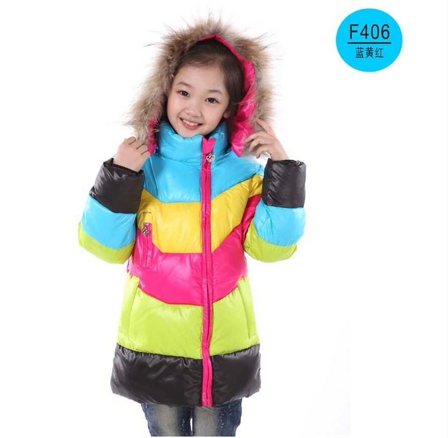 rainbow puffer jacket kids