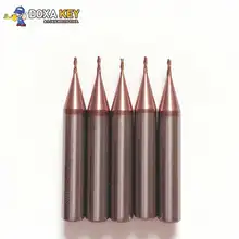 2 шт. х твердосплавное торцевое фрезерование резак 1,0 мм ключ фреза 2 флейты для WENXING вертикальный ключ копировальные машины