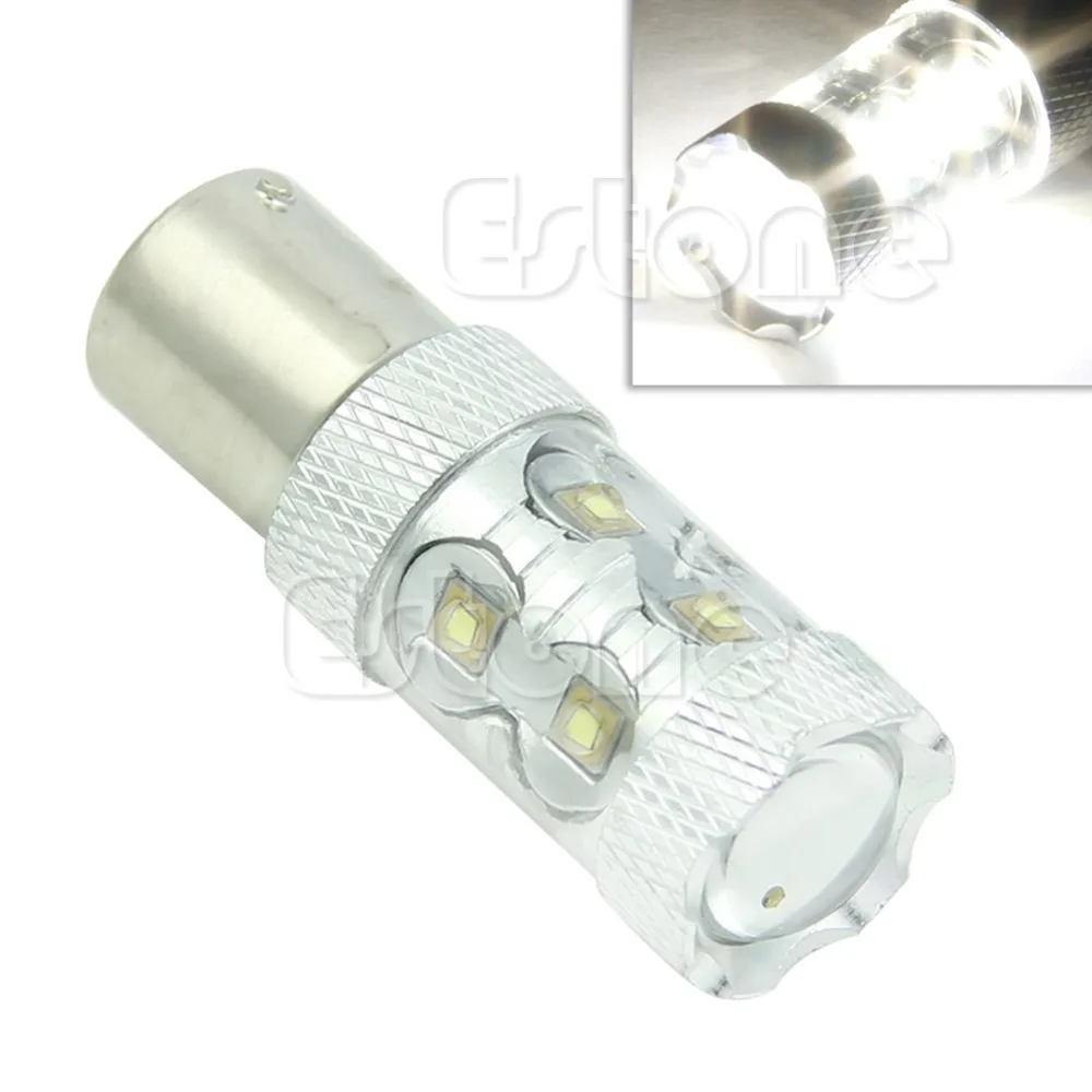 

1156 BA15S P21W 1129 LED 2000LM 50W 12V Car Daytime Running Light DRL Bulb