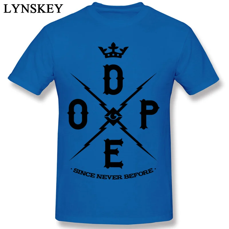 Summer Tops T Shirt for Men Funky Fall Crew Neck All Cotton Short Sleeve T Shirts Dope One Personalized Clothing Shirt blue