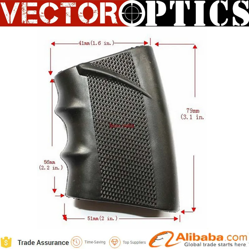 

10PCS Vector Optics Universal Anti Slip Soft Rubber M4 / AR15 Handgun Pistol Sleeve Glove Cover Protector