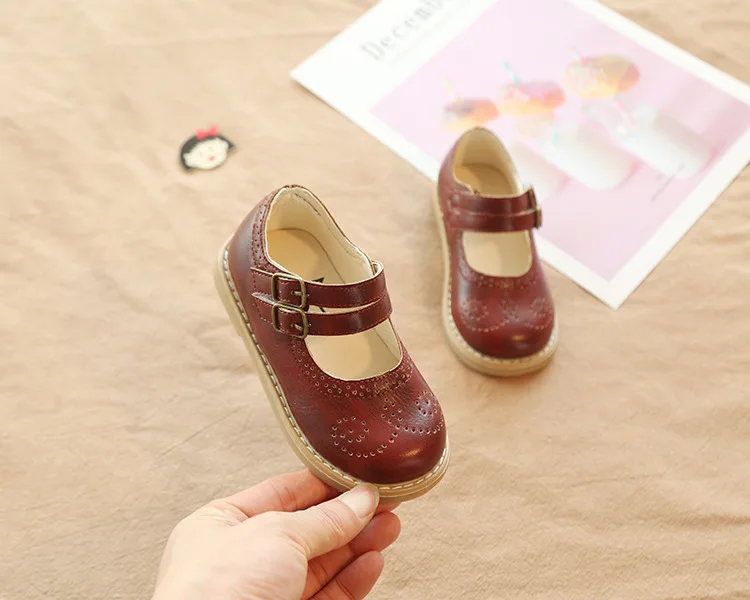 Г. Весенняя Новая корейская детская маленькая обувь принцессы для девочек Нескользящая детская обувь на мягкой подошве