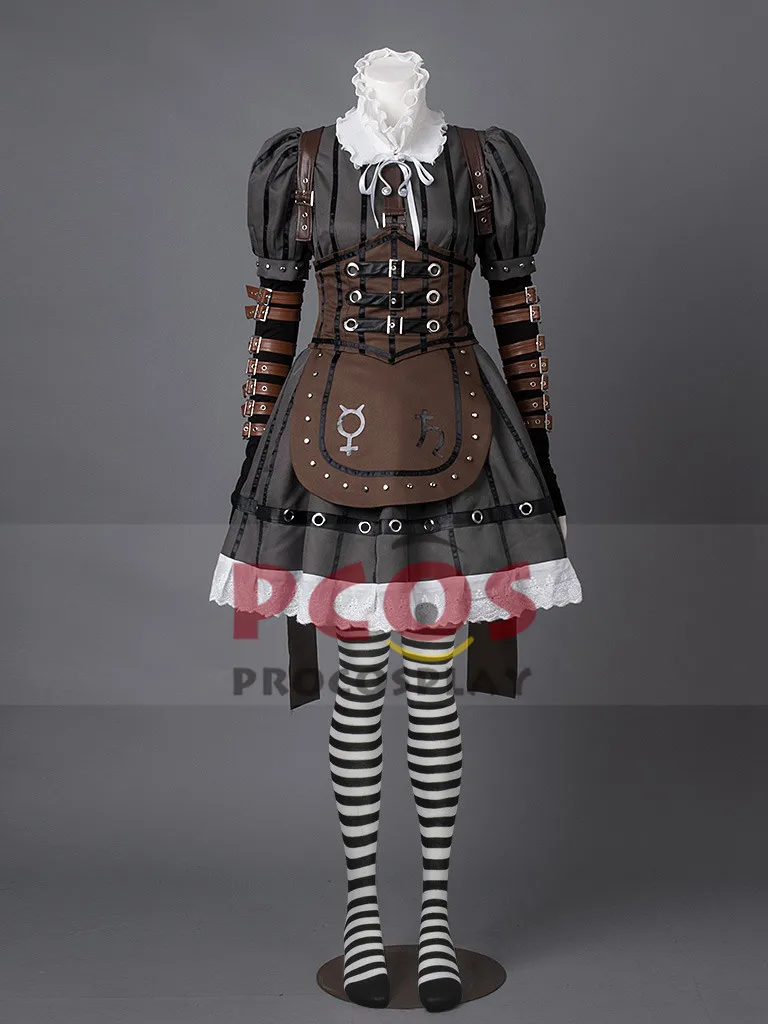 

Alice: Madness Returns Alice Steamdress Cosplay Costume + Necklace Gift mp000200