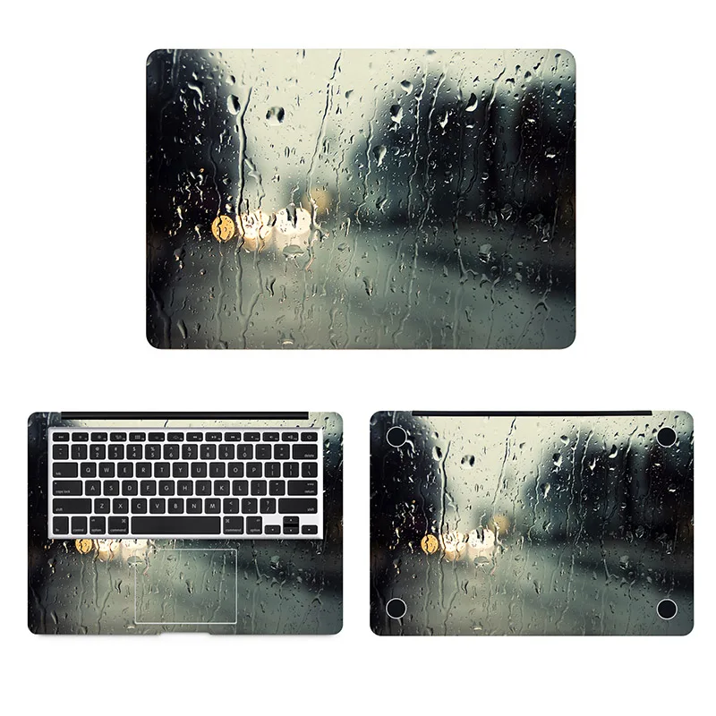 Rain Glass Laptop Skin Sticker for Apple Macbook Decal Pro Air Retina 11 12 13 15 inch HP Mac Book Art Full Cover Notebook Skin Rain Glass Laptop Skin Sticker for Apple Macbook Decal Pro Air Retina 11 12 13 15 inch HP Mac Book Art Full Cover Notebook Skin