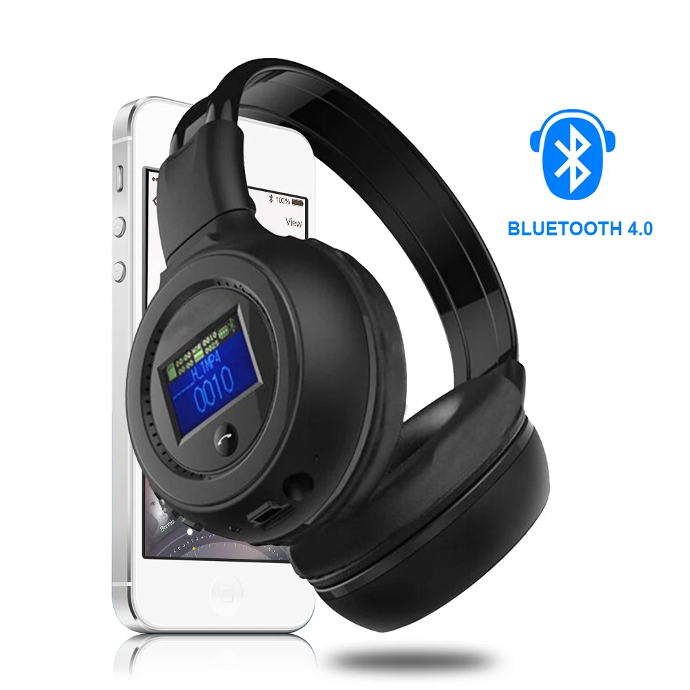 Top Quality B570 Original Bluetooth wireless headphone with LCD screen Heavy Bass headset supports TF CARD Mp3 Mode FM Radio MIC