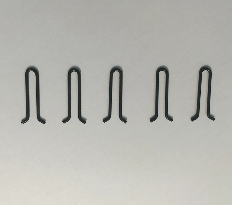 

100 x Carp Fishing Matt Black Lead Mould Loops - Lead Weight Mould Eye Loops Clips -Carp Terminal End Tackles