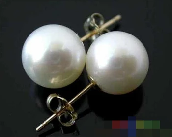 

00365 WHITE SEAWATER PEARL EARRING